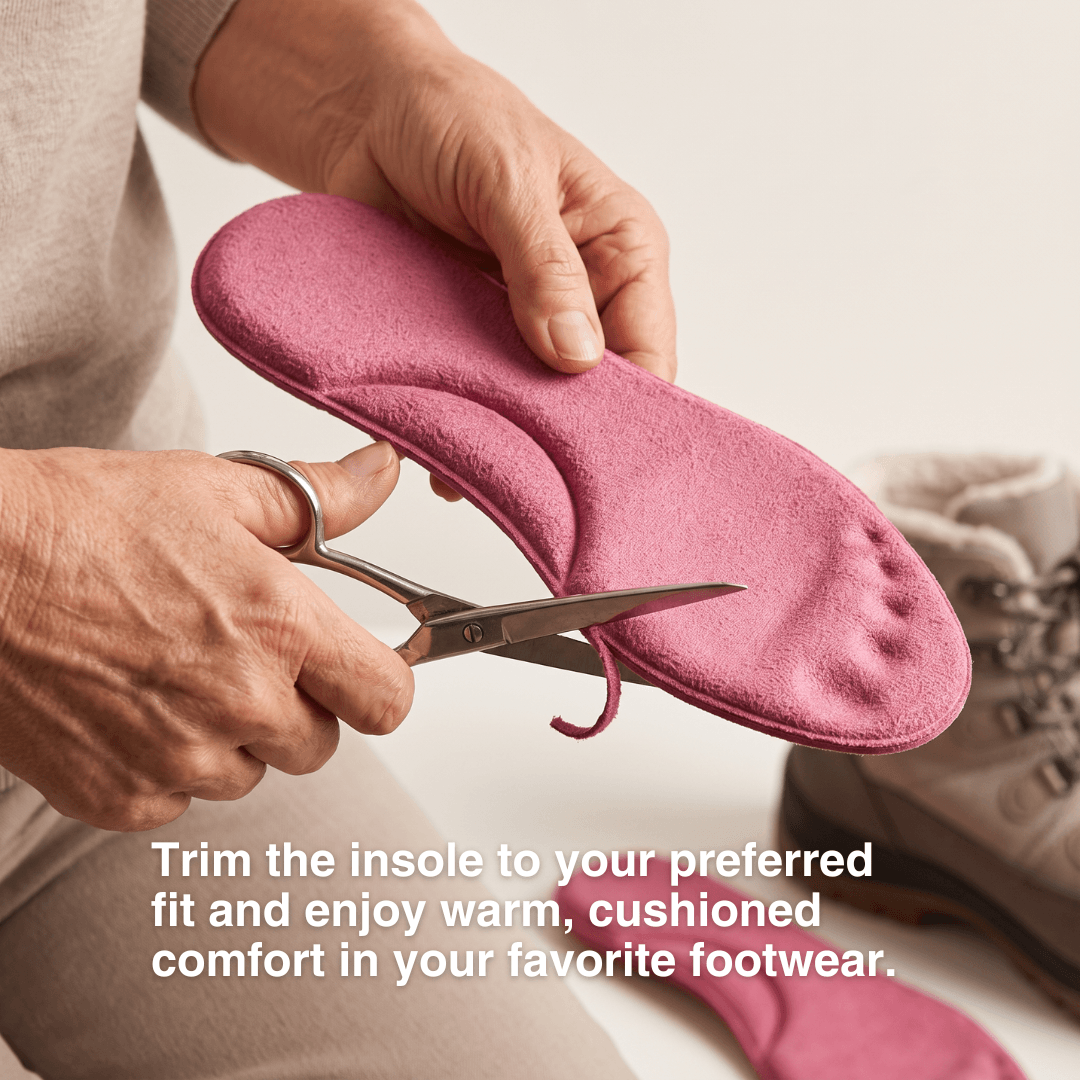 Winter Self-Heating Insoles – Memory Foam, Fur &amp; Extra Warm Shoe Inserts