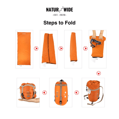 Ultralight Envelope Sleeping Bag – 3-Season Camping & Travel