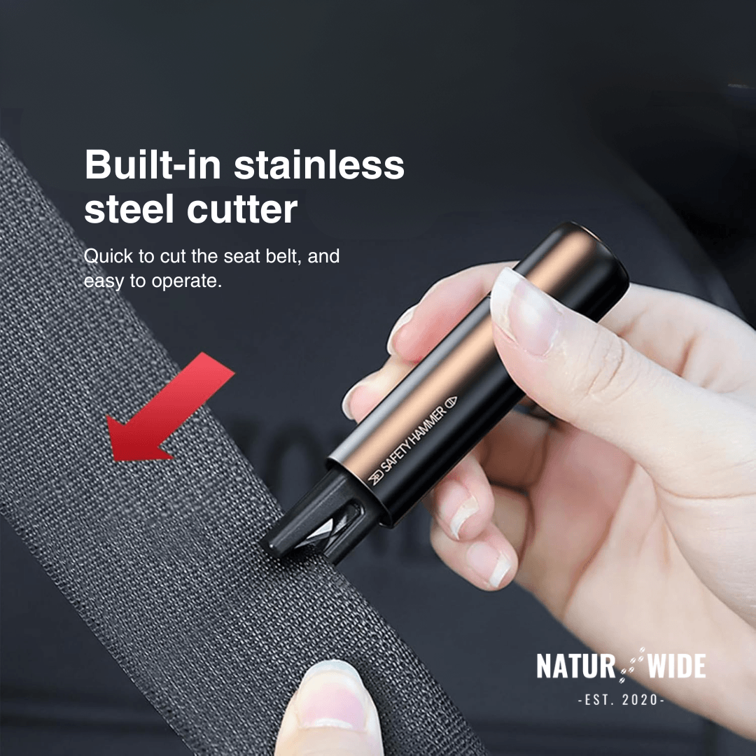 Car Emergency Window Breaker & Seat Belt Cutter Tool