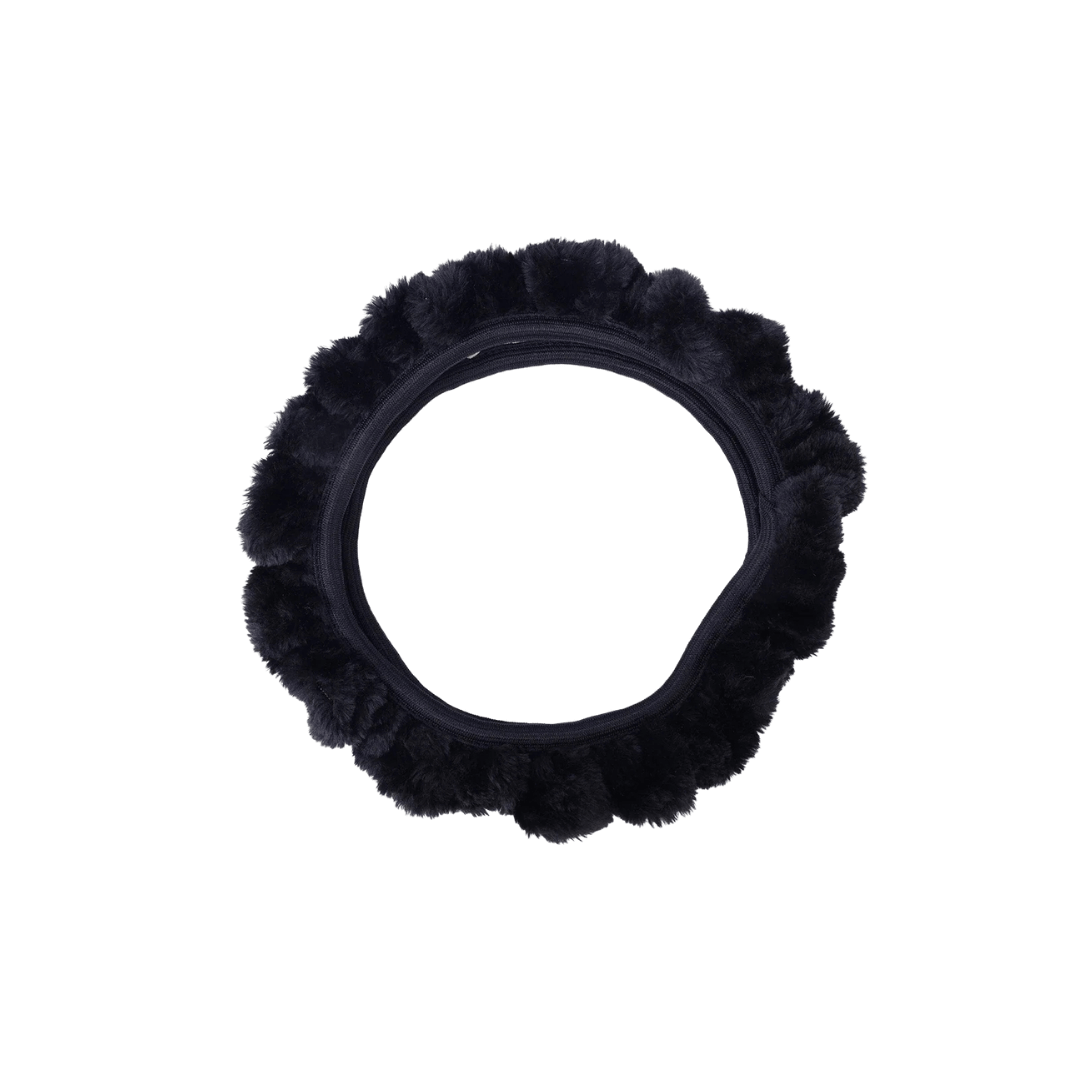 Soft Plush Steering Wheel Cover – Warm Winter Protector (15")