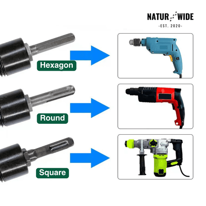 Firewood Splitter Drill Bit 32mm – Wood Splitting Cone