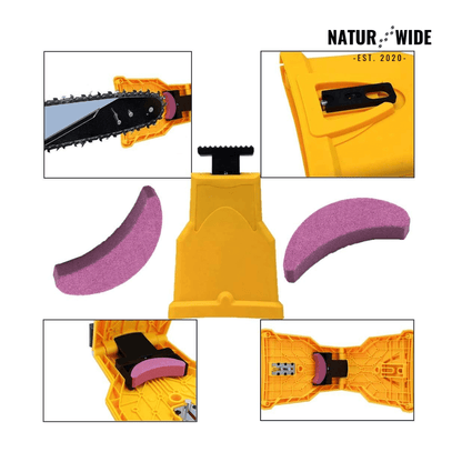 5-Pack Replacement Sharpening Stones for Chainsaw Sharpener (14-20 Inch)