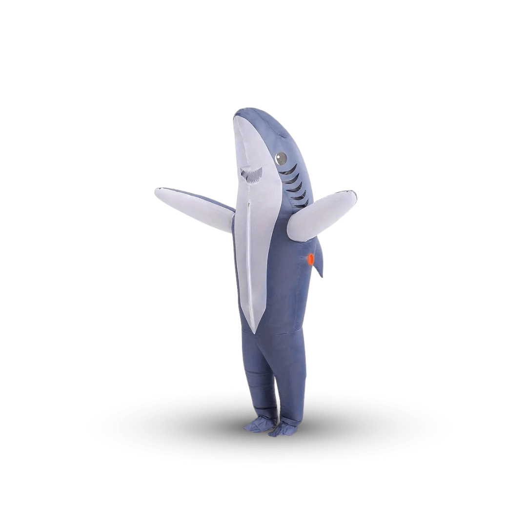 Inflatable Shark Costume – Standing Shark Suit (Adults)