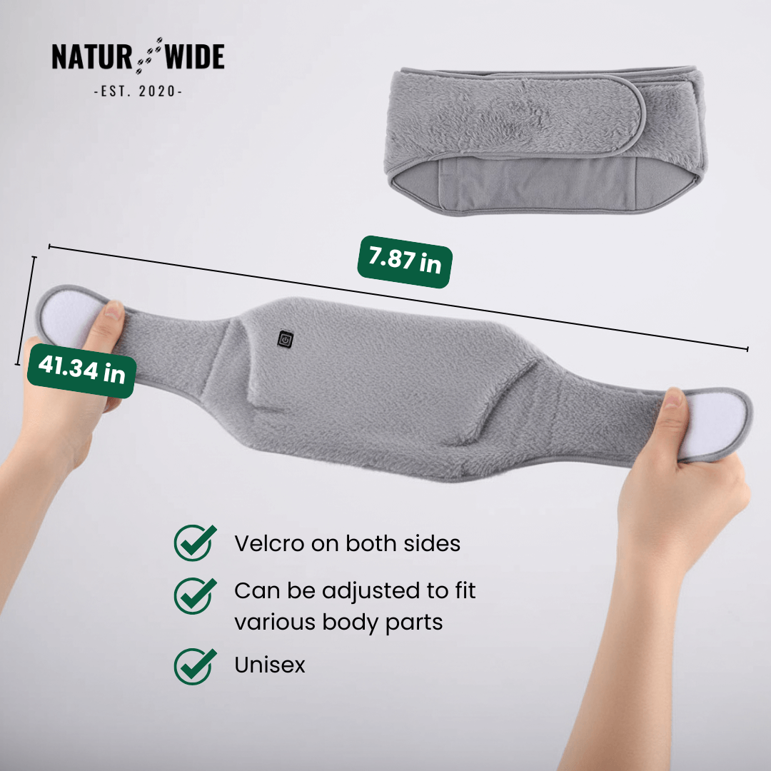 3-Level Electric Heating Pad – Waist Warmer &amp; Portable Heat Belt