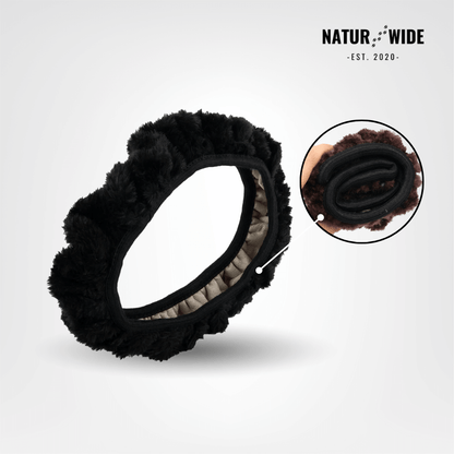 Soft Plush Steering Wheel Cover – Warm Winter Protector (15")
