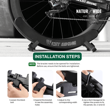 Adjustable Portable Bike Parking Rack & Storage Stand