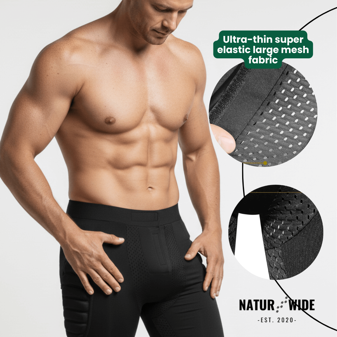 3D Padded Protective Shorts – Hip &amp; Tailbone Guard for Skiing