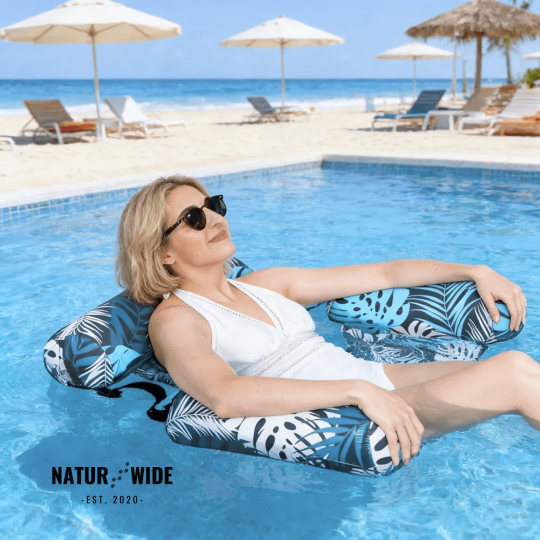 Inflatable Pool Hammock Float – Heavy-Duty Water Lounger Chair