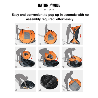 Pop-Up Throw Tent 5-8 Person – Automatic Waterproof Camping Tent