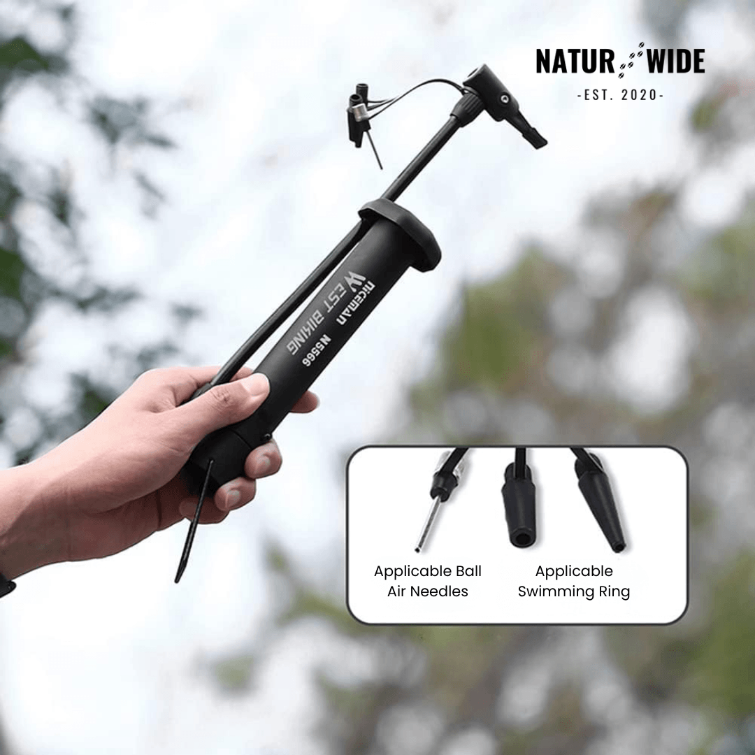 80 PSI Manual Floor Bike Pump & Inflator