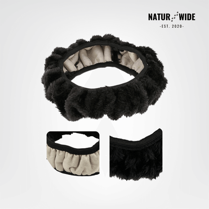 Soft Plush Steering Wheel Cover – Warm Winter Protector (15")