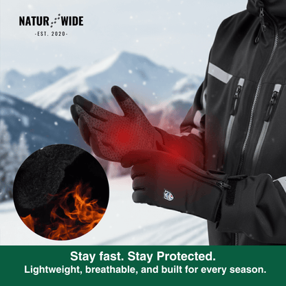 Heated Gloves (Power Bank Powered) – Waterproof &amp; Windproof