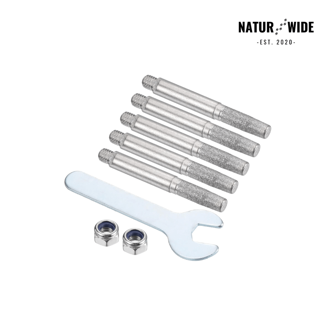 12-Piece Set Replacement Sharpening Head for Manual Chainsaw Sharpener Jig