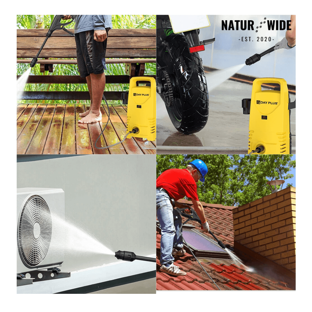 900W Electric Pressure Washer – 7m Hose, Adjustable Nozzle