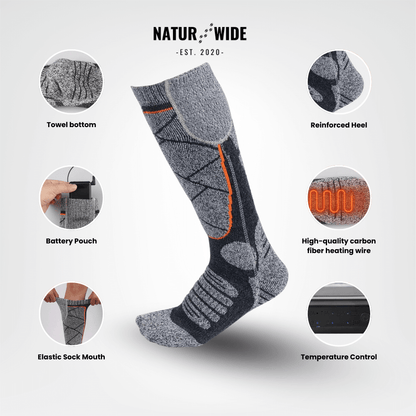 Heated Socks - Winter Sports &amp; Outdoor Warmth