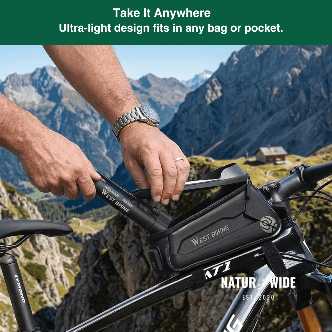 80 PSI Manual Floor Bike Pump & Inflator