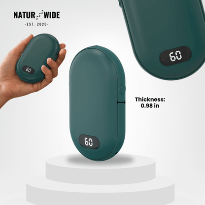 Double-Heat Hand Warmer – Rechargeable Pocket Warmer
