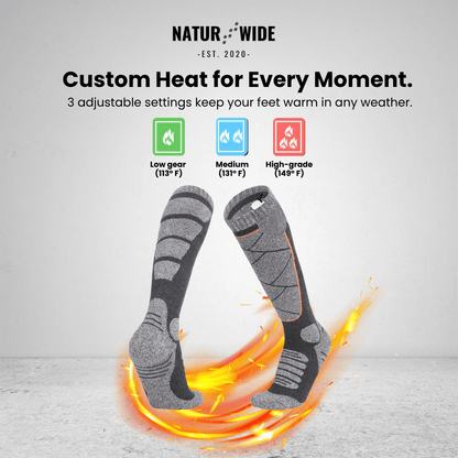 Heated Socks - Winter Sports &amp; Outdoor Warmth
