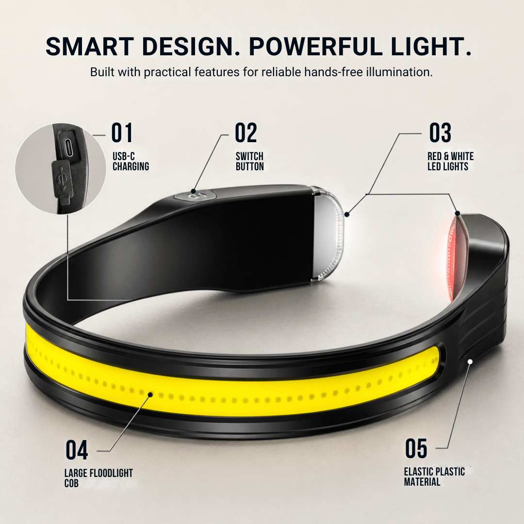 LED Headlamp Pro MAX, Also Wearable on the Neck – view 12