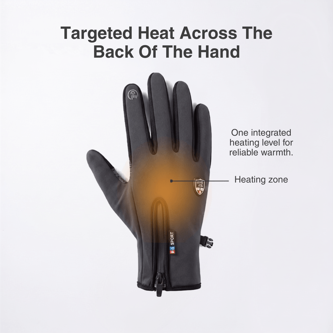 Heated Gloves (Power Bank Powered) – Waterproof &amp; Windproof