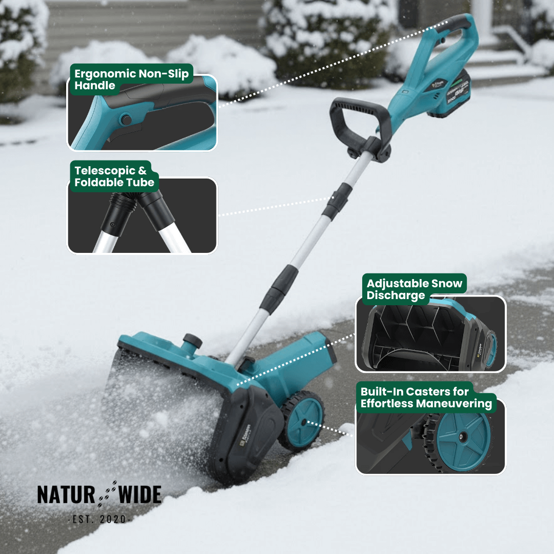 Cordless Electric Snow Shovel – 3500W Brushless