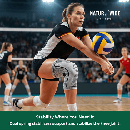 Knitted Silicone Compression Knee Brace & Patella Support