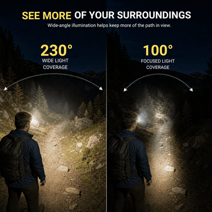Headlamp Pro, 400 Lumens, USB-C, Red Light – view 24
