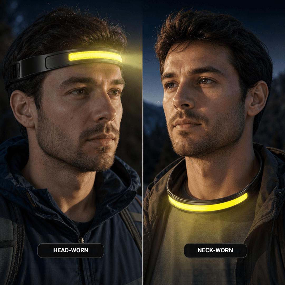 LED Headlamp Pro MAX, Also Wearable on the Neck – view 22