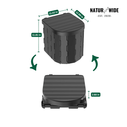 Portable Folding Toilet – Collapsible Camp Toilet for Adults