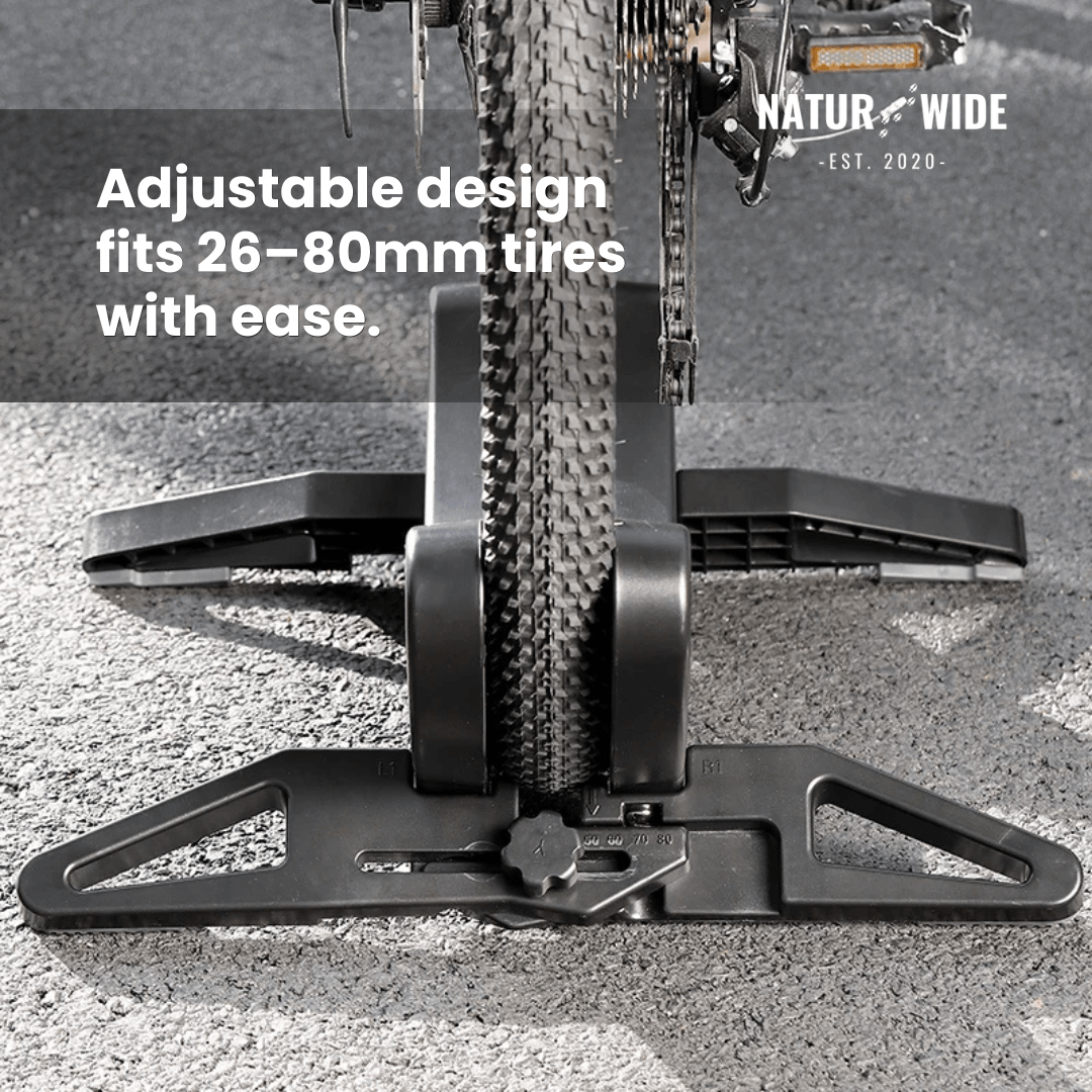 Adjustable Portable Bike Parking Rack & Storage Stand