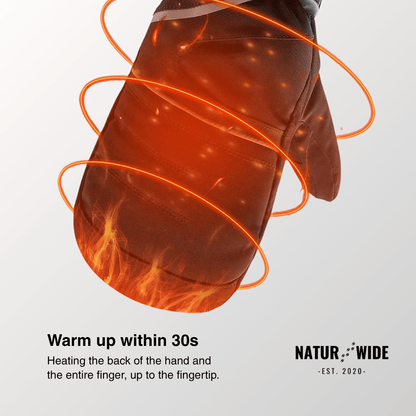 Rechargeable Waterproof Electric Heated Winter Mittens