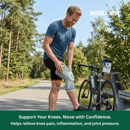 Knitted Silicone Compression Knee Brace & Patella Support