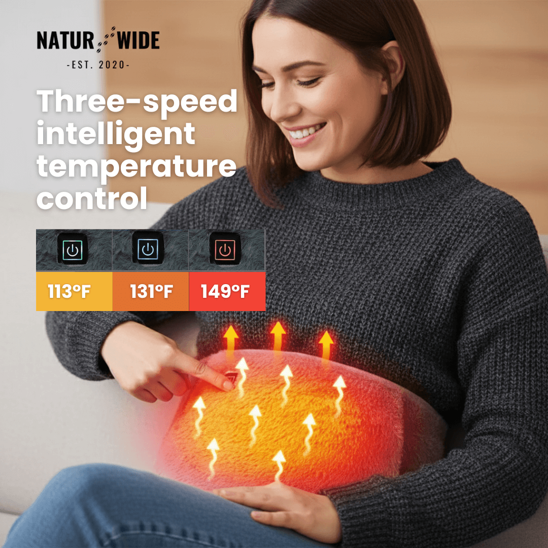 3-Level Electric Heating Pad – Waist Warmer &amp; Portable Heat Belt