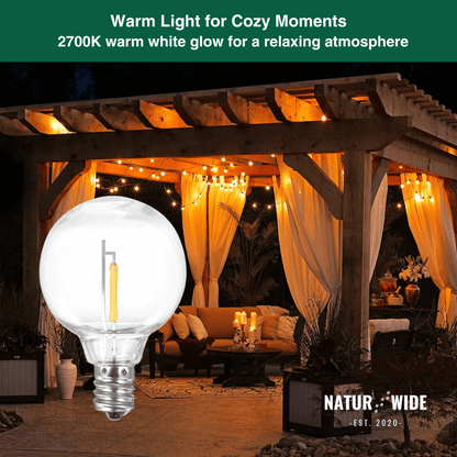 LED Outdoor String Lights – Shatterproof & Weatherproof (Plugin)