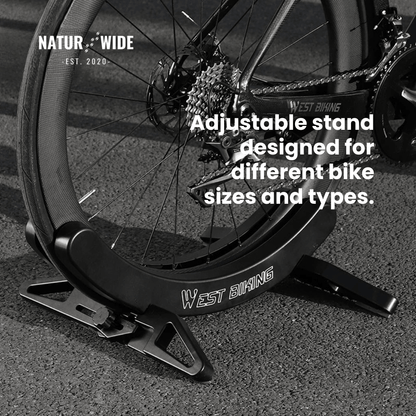 Adjustable Portable Bike Parking Rack & Storage Stand