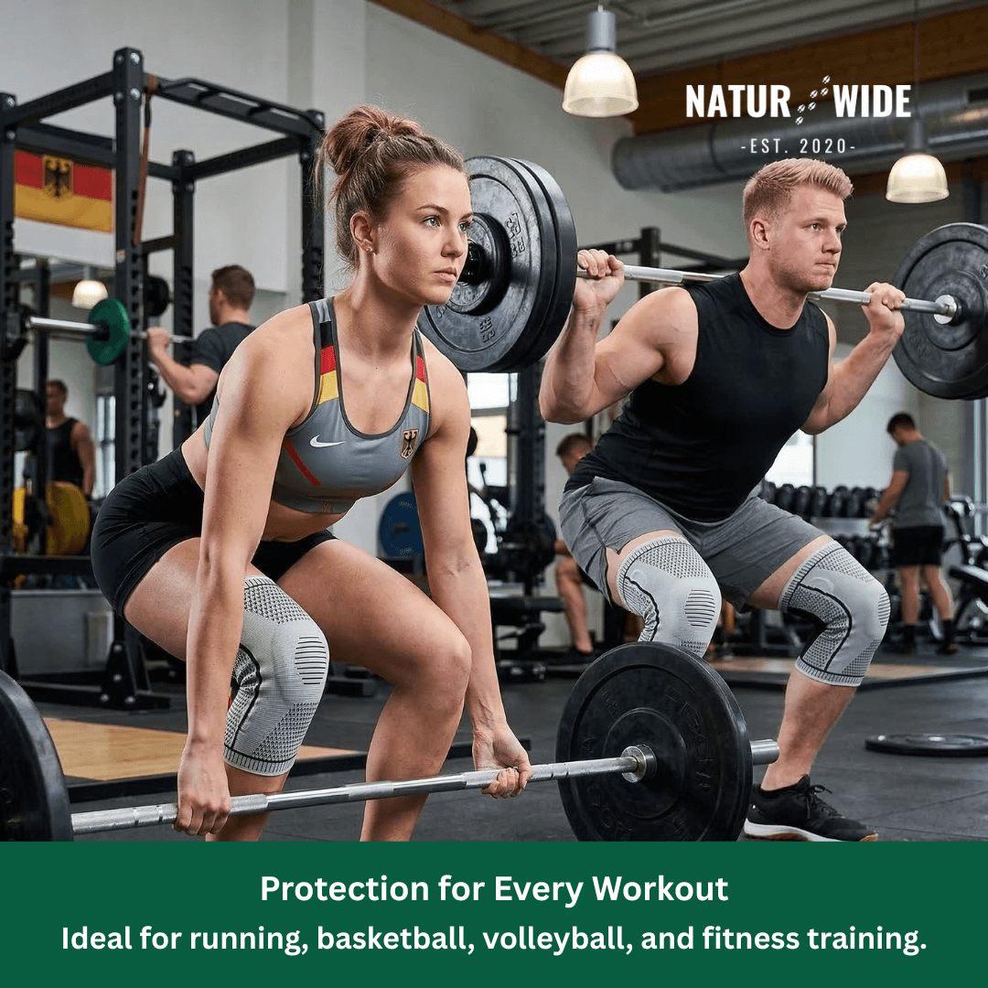 Knitted Silicone Compression Knee Brace & Patella Support