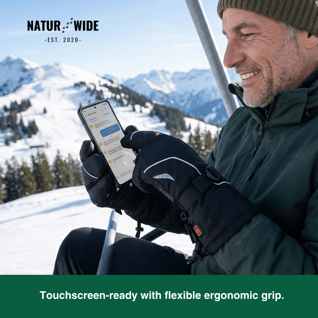 Rechargeable Waterproof Electric Heated Winter Mittens