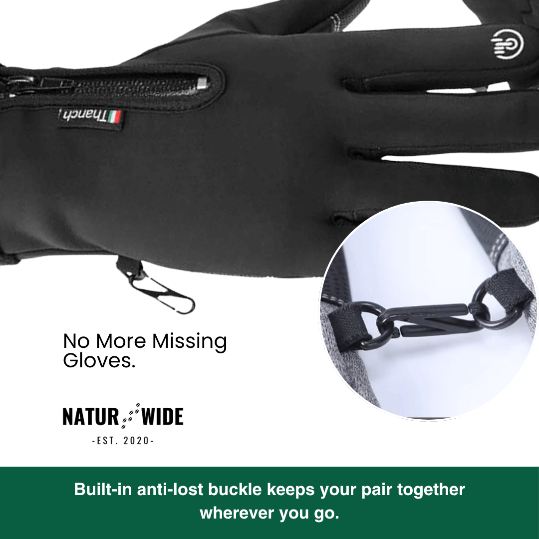 Naturwide Winter Gloves – Waterproof, Windproof &amp; Touchscreen Compatible