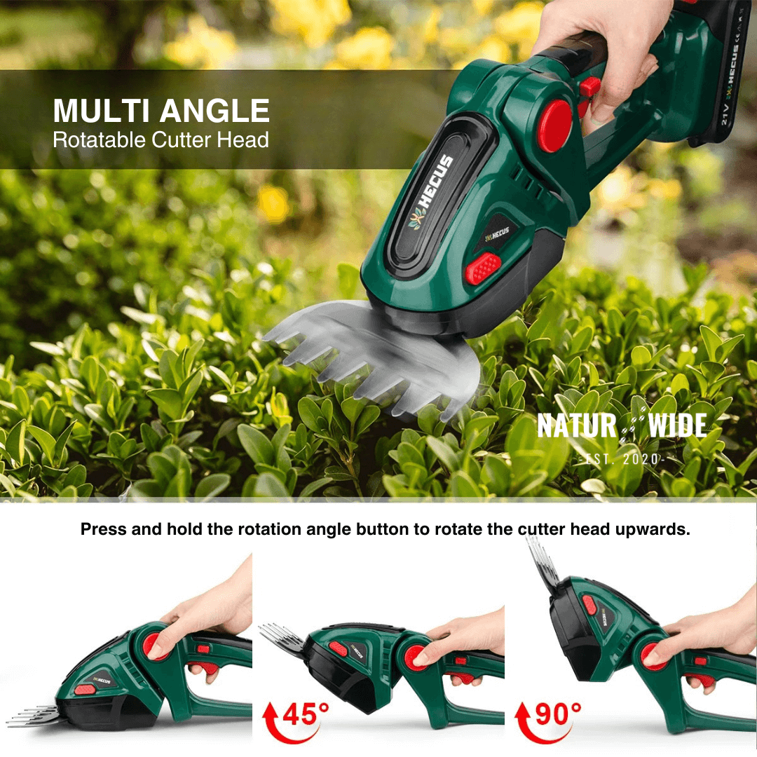 2-in-1 Cordless Grass & Shrub Shear