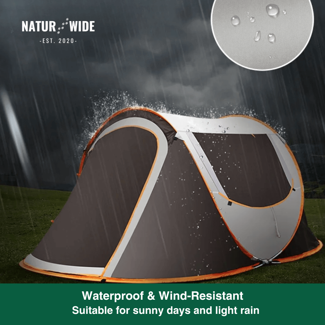 Pop-Up Throw Tent 5-8 Person – Automatic Waterproof Camping Tent