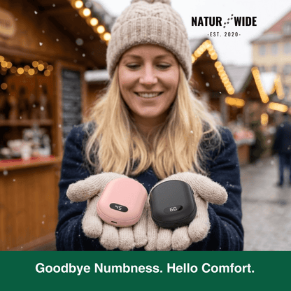 Double-Heat Hand Warmer – Rechargeable Pocket Warmer