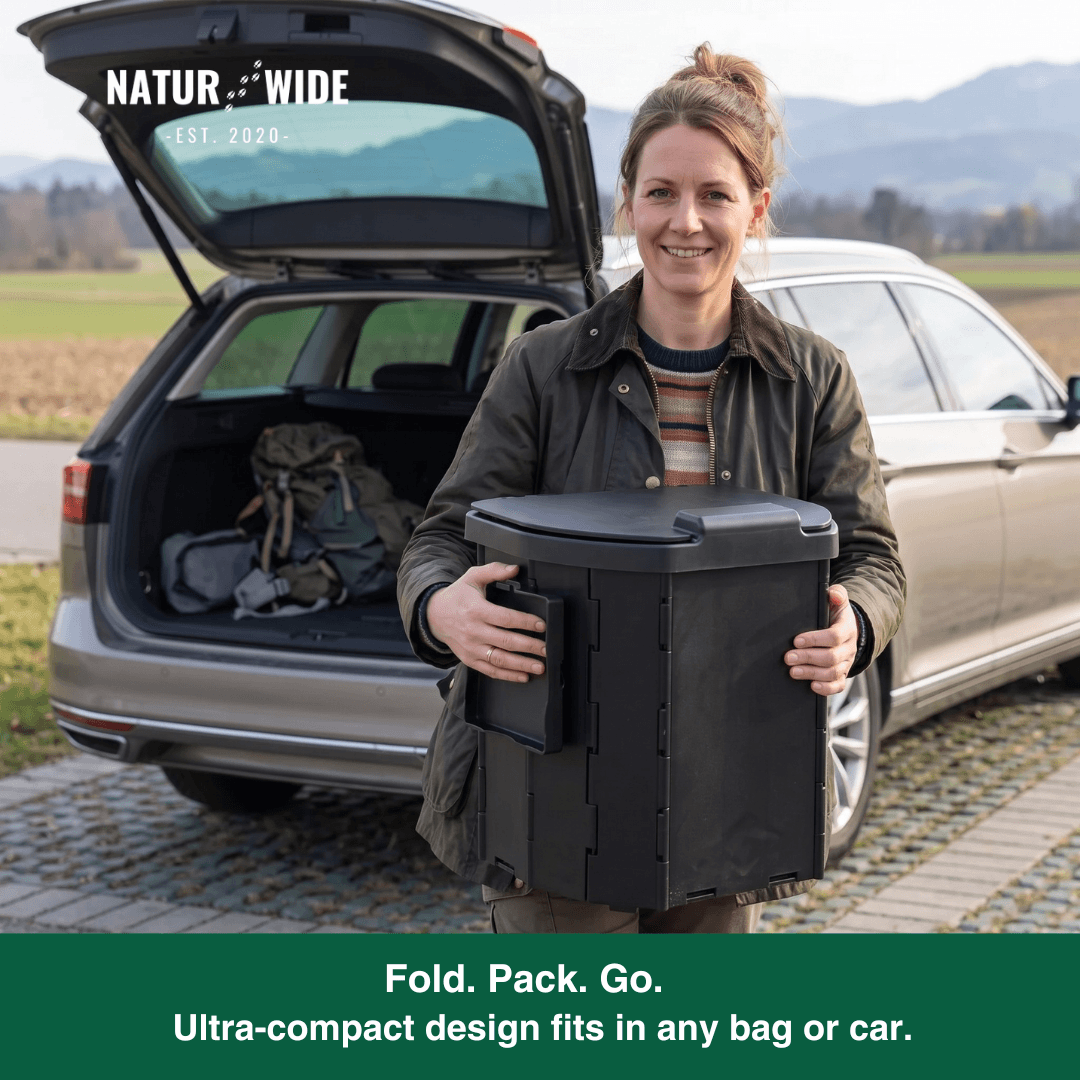 Portable Folding Toilet – Collapsible Camp Toilet for Adults