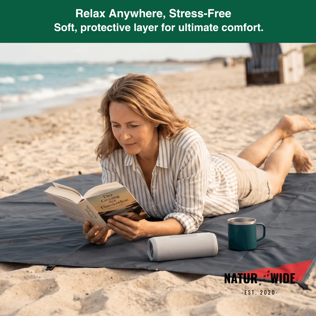 Waterproof Pocket Picnic Blanket – Lightweight Sand-Free Beach Mat