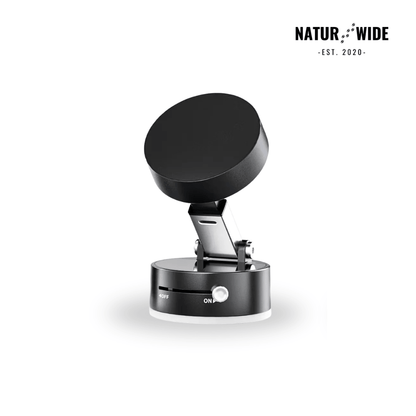 Magnetic Car Phone Mount – Vacuum Suction Cup, No-Trace Hold