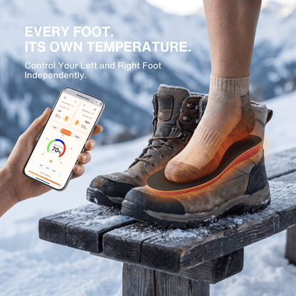 App-Controlled Smart Rechargeable Heated Insoles