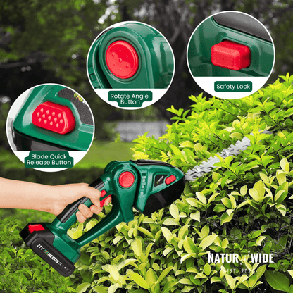 2-in-1 Cordless Grass & Shrub Shear