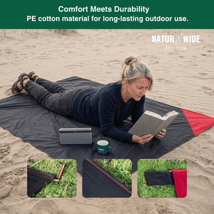 Waterproof Pocket Picnic Blanket – Lightweight Sand-Free Beach Mat