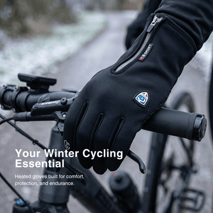Heated Gloves (Power Bank Powered) – Waterproof &amp; Windproof