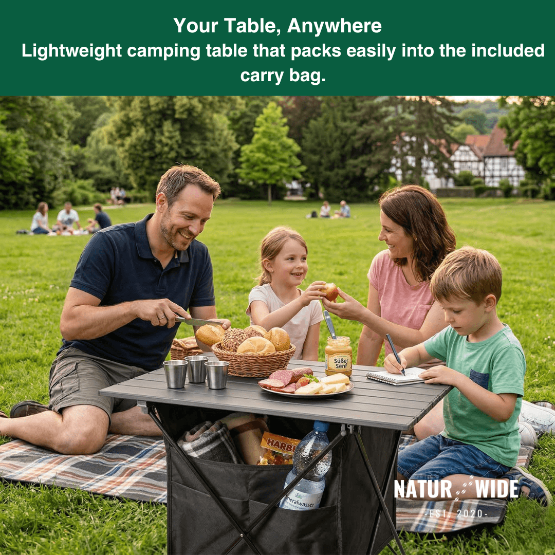 Ultralight Aluminum Folding Camping Table