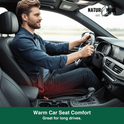 USB Electric Heating Cushion 18" – Heated Pad for Chair, Car &amp; Pets